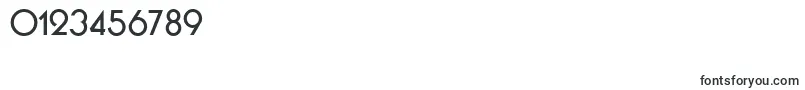 BrittaRegular Font – Fonts for Numbers and Digits