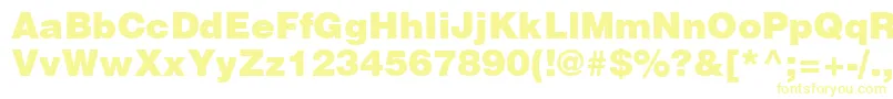 HelveticaLtBlack Font – Yellow Fonts