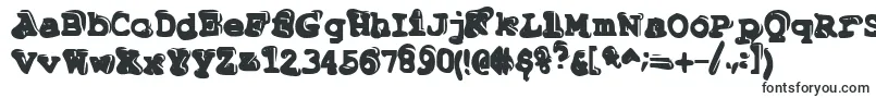 Шрифт Tiptonian – эродированные шрифты