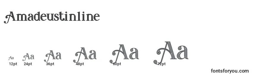 Размеры шрифта Amadeustinline