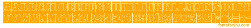 Więcej informacji o czcionce ASignboardtitulcmgr Czcionka ASignboardtitulcmgr – pomarańczowe czcionki