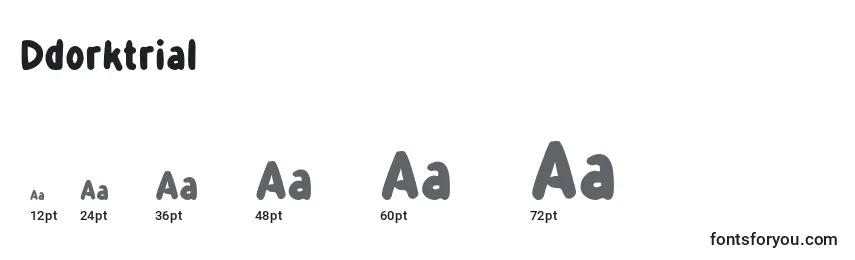 Ddorktrial Font Sizes