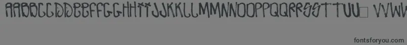 Weitere Informationen zur ZdarxHardcoreIi-Schriftart ZdarxHardcoreIi-Schriftart – Schwarze Schriften auf grauem Hintergrund