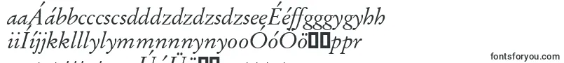 Шрифт GaryowenItalic – венгерские шрифты