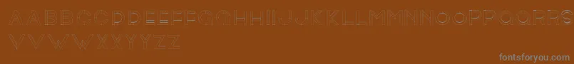 Rollandinemilie Font – Gray Fonts on Brown Background