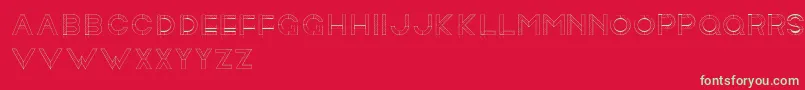 Rollandinemilie Font – Green Fonts on Red Background