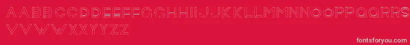 Rollandinemilie Font – Pink Fonts on Red Background
