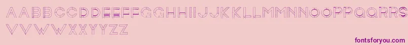 Rollandinemilie Font – Purple Fonts on Pink Background