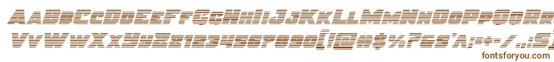 Шрифт Justicegrad – коричневые шрифты на белом фоне
