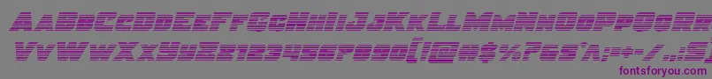 Шрифт Justicegrad – фиолетовые шрифты на сером фоне