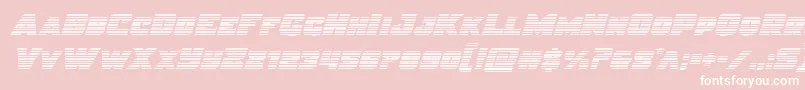 Justicegrad Font – White Fonts on Pink Background