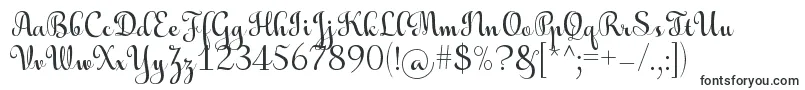 Шрифт AulyarsRegular – каллиграфические шрифты