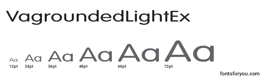 VagroundedLightEx Font Sizes