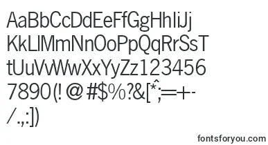 N691SansRegular font – Fonts Starting With N