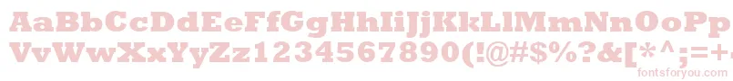 RockwellExtraBold Font – Pink Fonts