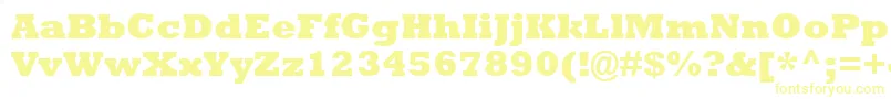 RockwellExtraBold Font – Yellow Fonts