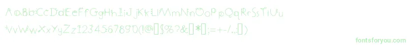 DecemberDeco Font – Green Fonts