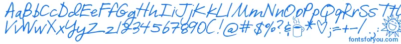 DjbILoveMeSomeBrook Font – Blue Fonts