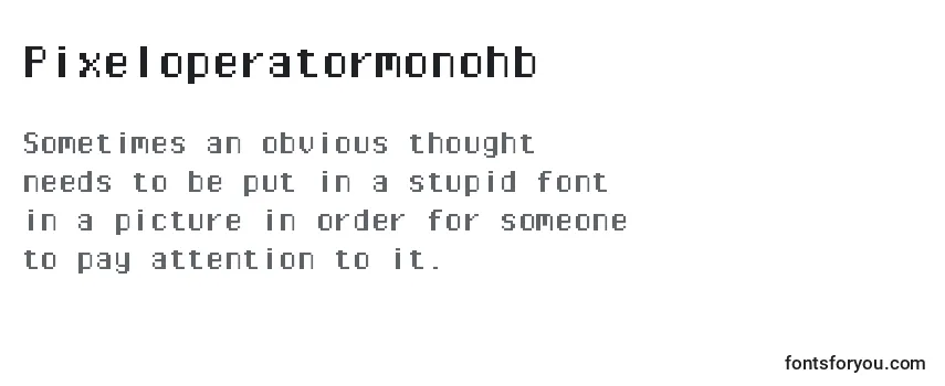 Pixeloperatormonohb Font