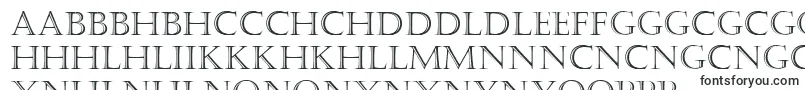 Шрифт Castellar – зулу шрифты