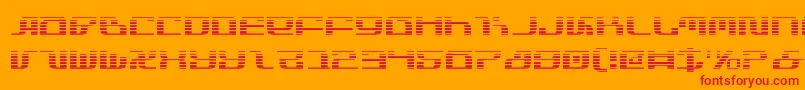 Infinityg Font – Red Fonts on Orange Background