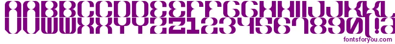 フォント5winterSans – 紫色のフォント