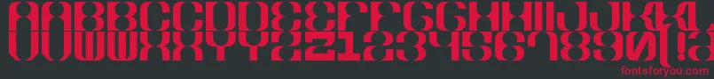 En savoir plus sur la police 5winterSans Police 5winterSans – polices rouges sur fond noir
