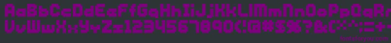 Sg12 Font – Purple Fonts on Black Background