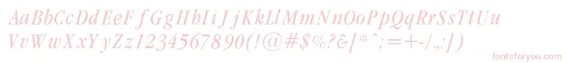 GaramondcondLightItalicRegular Font – Pink Fonts