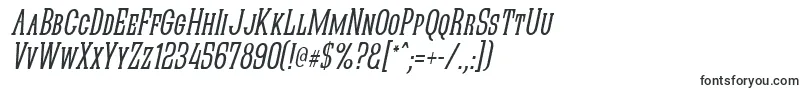 Шрифт QuasticKapsNarrowItalic – типографские шрифты