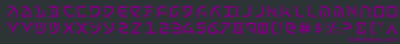 Fantl Font – Purple Fonts on Black Background