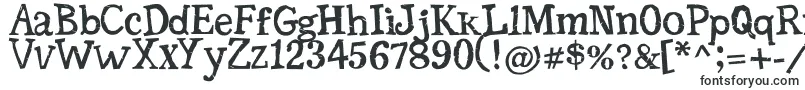 Шрифт SerifficGrunge – детские шрифты