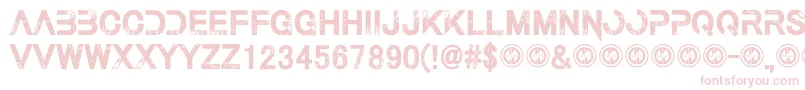Thelastcall Font – Pink Fonts on White Background