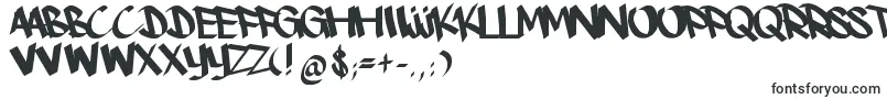 Шрифт Kshandwrt – граффити шрифты