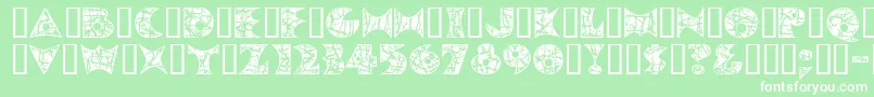 More about Pollockmf Font Pollockmf Font – White Fonts on Green Background