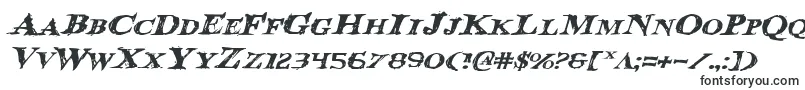 Шрифт Bloodcrowei – шрифты для Adobe Reader