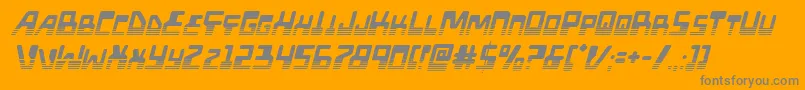fuente Xpedhalfital – Fuentes Grises Sobre Fondo Naranja