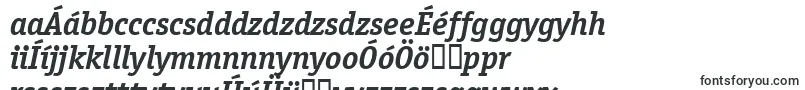 Шрифт OfficinaSerifOsItcTtBoldit – венгерские шрифты