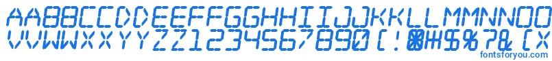 Digital Dream Fat Skew Font – Blue Fonts