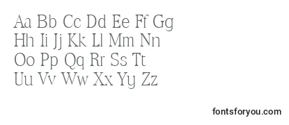 ToledoXlight Font