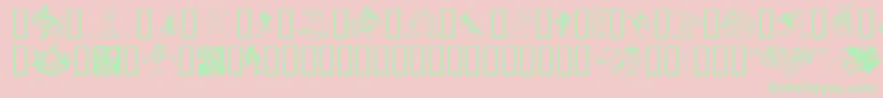 Goblins Font – Green Fonts on Pink Background