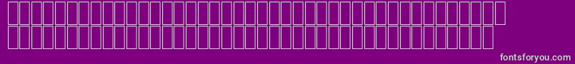 フォントFsFantaziaThin – 紫の背景に緑のフォント