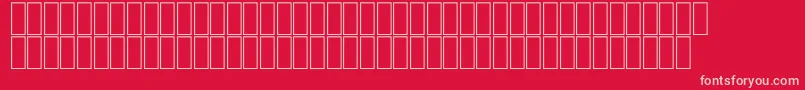 フォントFsFantaziaThin – 赤い背景にピンクのフォント