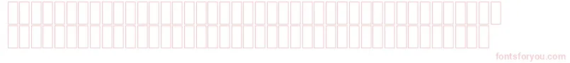 FsFantaziaThin-fontti – vaaleanpunaiset fontit valkoisella taustalla