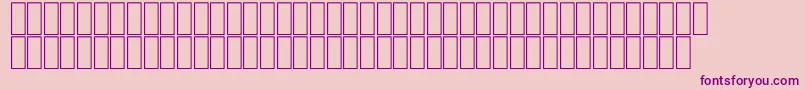 フォントFsFantaziaThin – ピンクの背景に紫のフォント