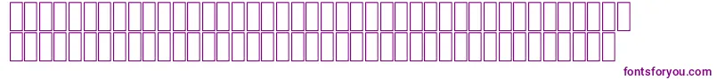 フォントFsFantaziaThin – 白い背景に紫のフォント
