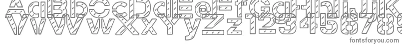 Шрифт StampedNavyFont – серые шрифты на белом фоне