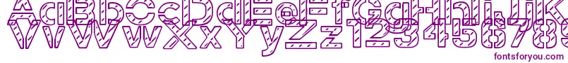 StampedNavyFont-fontti – violetit fontit