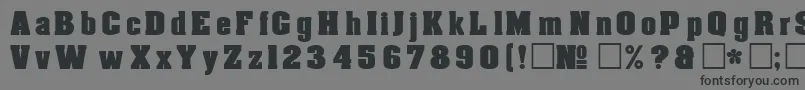 DgAachen Font – Black Fonts on Gray Background