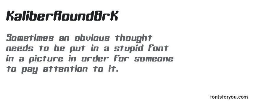 KaliberRoundBrk-fontti